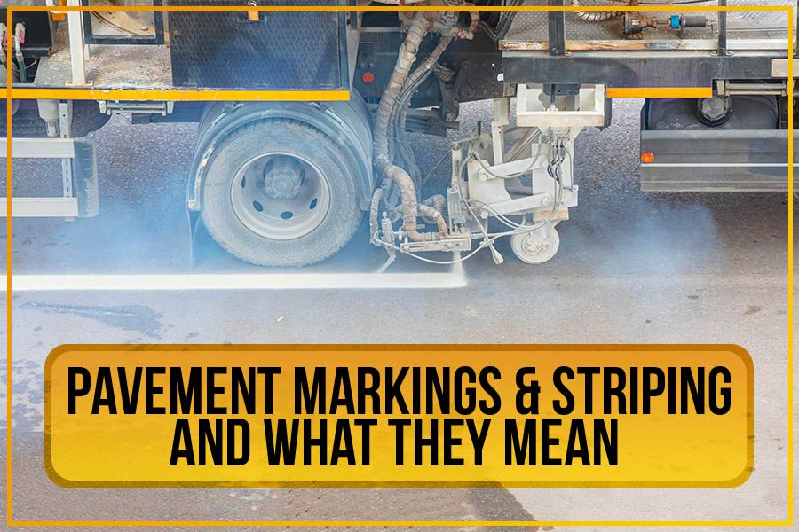 Pavement Markings & Striping And What They Mean
